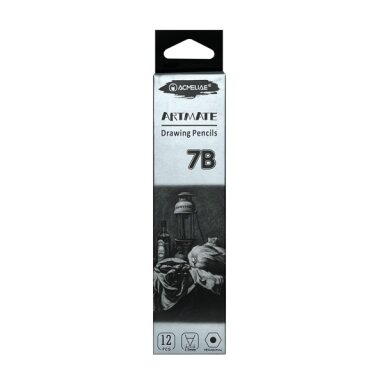 Acmeliae Artmate Hexagonal Art Drawing Pencil 8000 7B 1 pc Acmeliae Artmate Hexagonal Art Drawing Pencil 8000 7B 1 pc