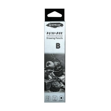 Acmeliae Artmate Hexagonal Art Drawing Pencil 8000 B 1 pc Acmeliae Artmate Hexagonal Art Drawing Pencil 8000 B 1 pc
