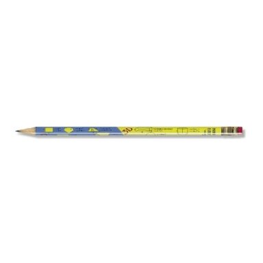 Graphite Pencil with Eraser Koh-I-Noor 1231 Formulas Graphite Pencil with Eraser Koh-I-Noor 1231 Formulas