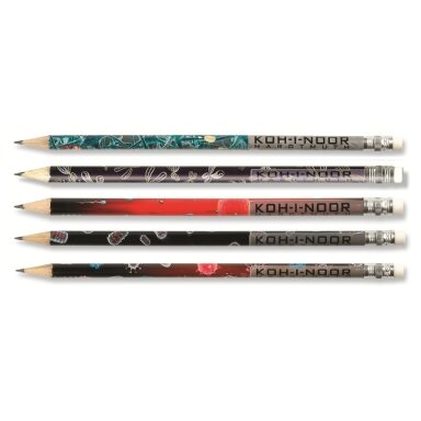Kарандаш чернографитный с ластиком Koh-I-Noor 1231 Microcosmos Kарандаш чернографитный с ластиком Koh-I-Noor 1231 Microcosmos