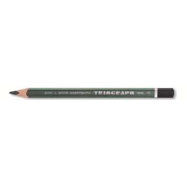 Jumbo Triangular Graphite Pencil Koh-I-Noor Triograf 1830 4B Jumbo Triangular Graphite Pencil Koh-I-Noor Triograf 1830 4B
