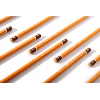Set of Graphite Pencils Koh-I-Noor 1502 Graphic 5B-5H, 12 pcs