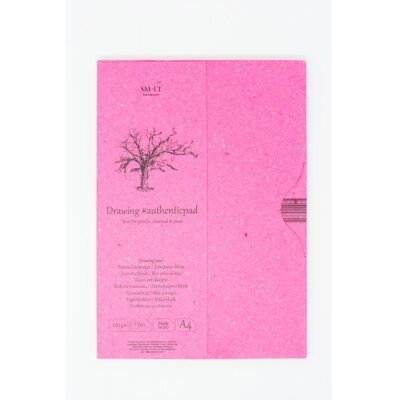 Piešimo bloknotas Authentic SMLT A4 120 g/m2 60 lapų kieta nugarėle ir užlenkiamu viršeliu