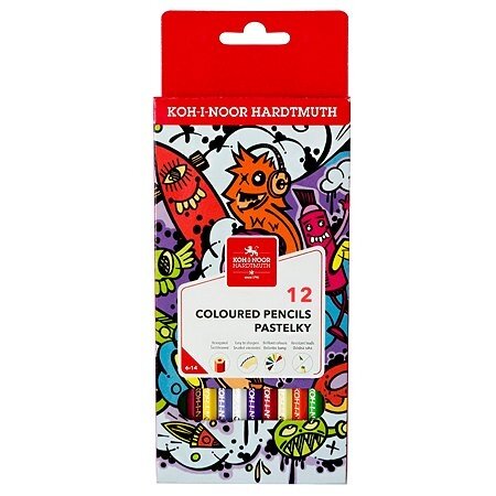 Карандаши цветные Koh-I-Noor 3552 TEENAGE 12 цветов