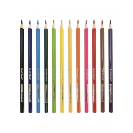 Карандаши цветные трехгранные Acmeliae Artmate 12 шт. 1