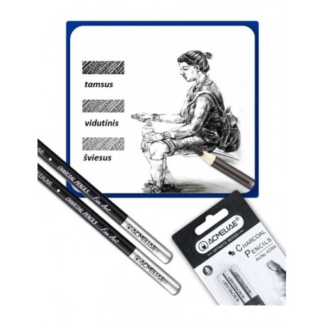 Acmeliae Artmate Medium Charcoal Pencil 1 Acmeliae Artmate Medium Charcoal Pencil 1