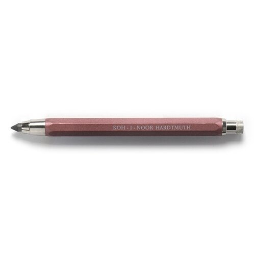 Pieštukas mechaninis Koh-I-Noor 5340 5,6 mm su drožtuku, korpusas rožinės spalvos 1