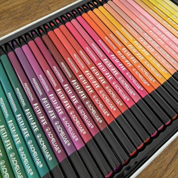 Pieštukai spalvoti apvalūs Acmeliae Artmate Professional Super Soft 120 vnt 2