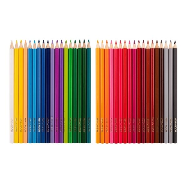 Koh-I-Noor set of school coloured pencils 3555 36 LION RED 1 Koh-I-Noor set of school coloured pencils 3555 36 LION RED 1