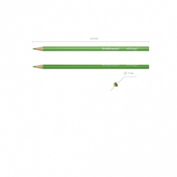 Triangular color pencils ArtBerry 24 colors 4 Triangular color pencils ArtBerry 24 colors 4