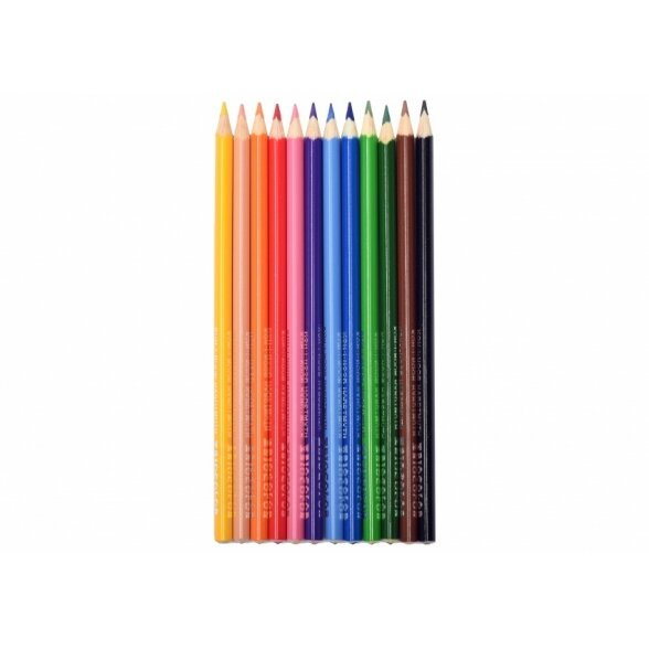 Карандаши цветные трехгранные Koh-I-Noor 12 цветов 2