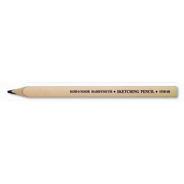 Sketching Flat Pencil Koh-I-Noor 1538 N 4B Sketching Flat Pencil Koh-I-Noor 1538 N 4B