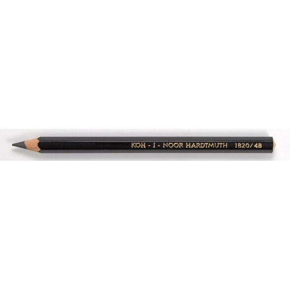 Jumbo Graphite Pencil Koh-I-Noor 1820 4B Jumbo Graphite Pencil Koh-I-Noor 1820 4B
