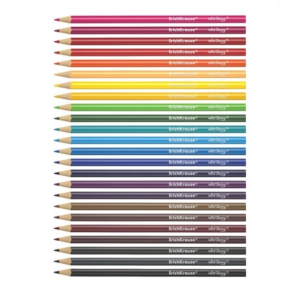 Triangular color pencils ArtBerry 24 colors 1