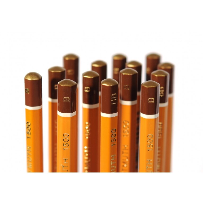 Set of Graphite Pencils Koh-I-Noor 1502 Graphic 5B-5H, 12 pcs 2