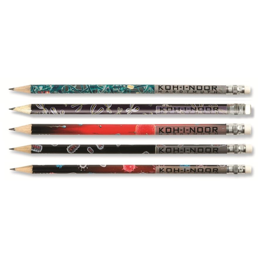 Pieštukas grafitinis su trintuku Koh-I-Noor 1231 Microcosmos Pieštukas grafitinis su trintuku Koh-I-Noor 1231 Microcosmos