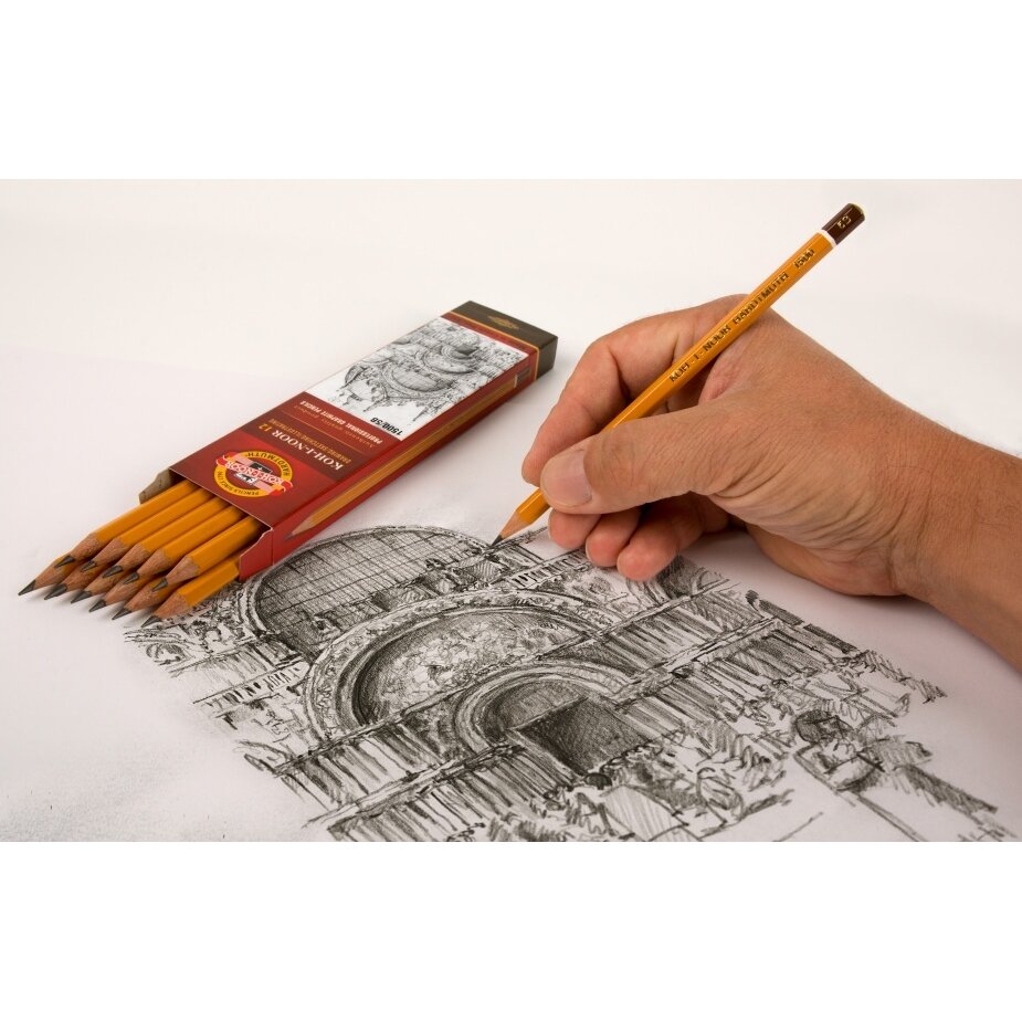 Graphite Pencil Koh-I-Noor 1500 5H 2 Graphite Pencil Koh-I-Noor 1500 5H 2