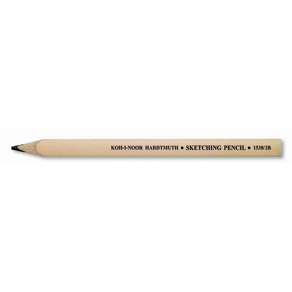 Sketching Flat Pencil Koh-I-Noor 1538 N 2B