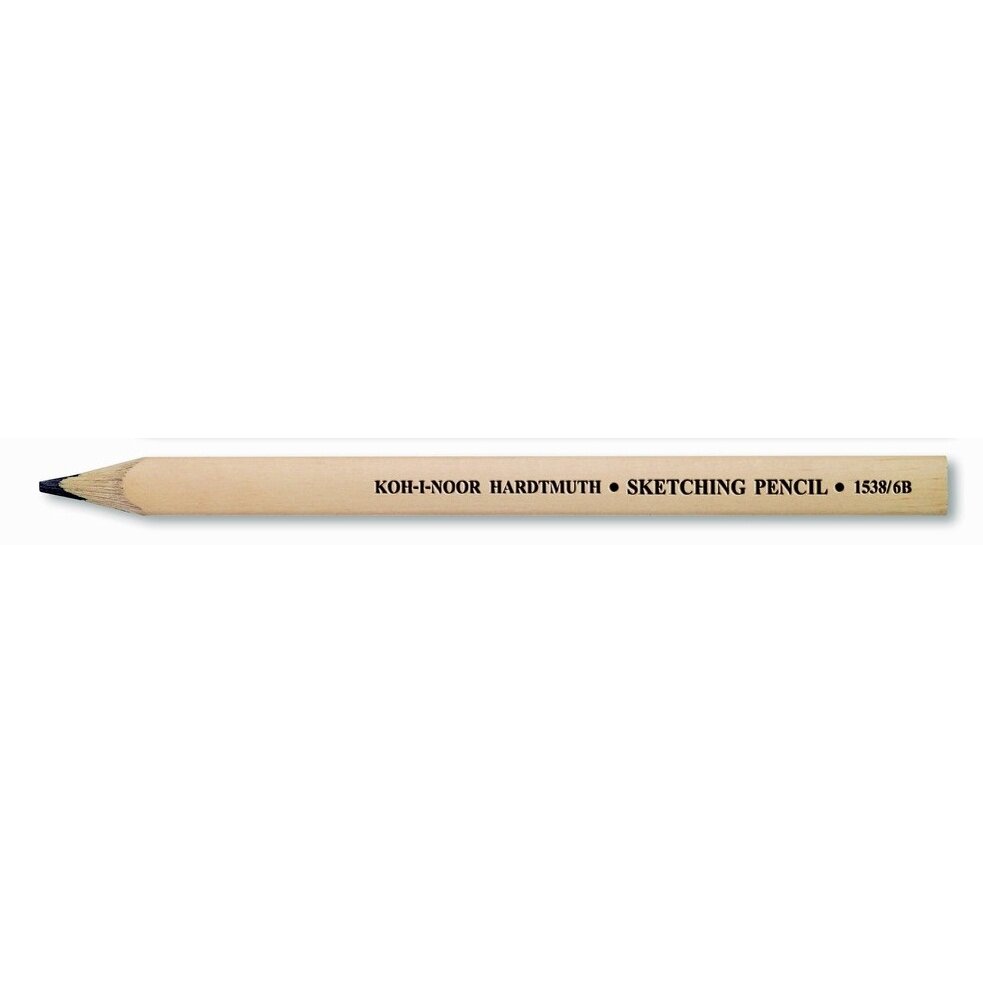 Sketching Flat Pencil Koh-I-Noor 1538 N 6B