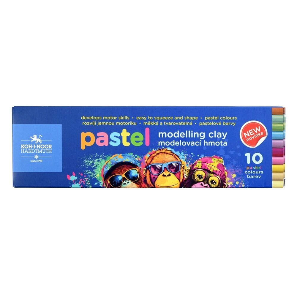 Koh-I-Noor set of pastel modelling clay 10 2 Koh-I-Noor set of pastel modelling clay 10 2