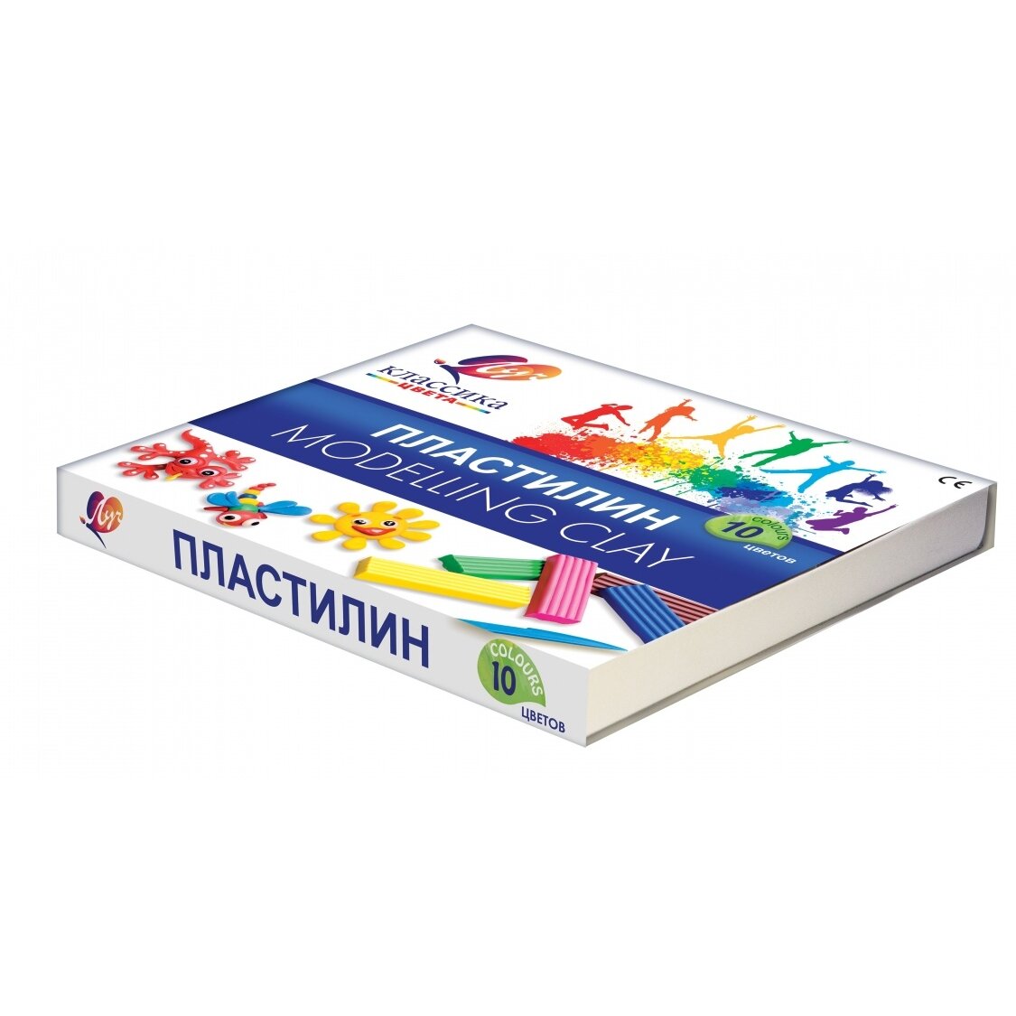 Plastilinas Luch "Klasika" 10 spalvų 1