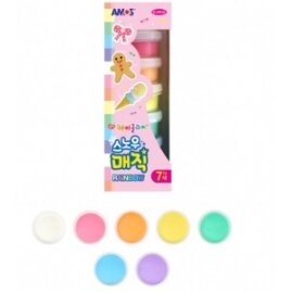 Plastilinas šilkinis Amos i-Clay "Snow Magic" 7 spalvų po 9 g Plastilinas šilkinis Amos i-Clay "Snow Magic" 7 spalvų po 9 g