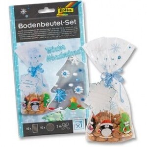 Пакеты полиэтиленовые упаковочные WINTER WONDERLAND, 145x235 мм, 10 предметов, аксессуары в комплекте