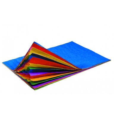 Honeycomb Tissue RAINBOW, 30-ply, 23x33cm, 5 sheets, assorted colours