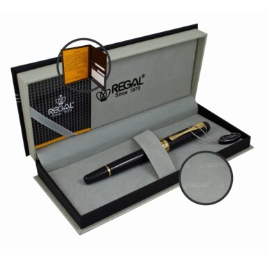 Regal Metal Fountain Pen Andrew Black (Re19P)