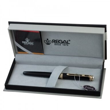 Regal Metal Fountain Pen British Museum Black (Re46P)