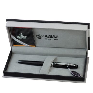 Regal Metal Fountain Pen Hyde Black (Re89P)