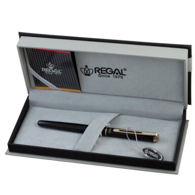 Regal Metal Fountain Pen Thames Black (Re45P)