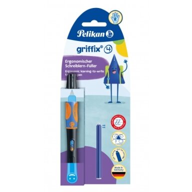 Pelikan Fountain Pen Griffix-4 "R" Neon Black