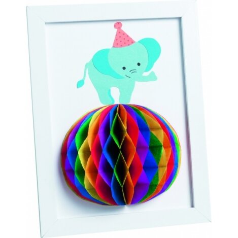 Honeycomb Tissue RAINBOW, 30-ply, 23x33cm, 5 sheets, assorted colours 2