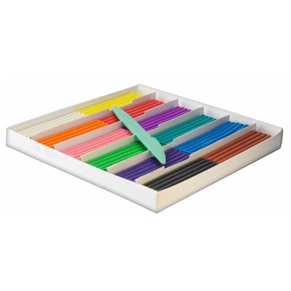 Modelling Clay Luch Classic 12 colors, with spatula/in cardboard box, 240 g 2 Modelling Clay Luch Classic 12 colors, with spatula/in cardboard box, 240 g 2
