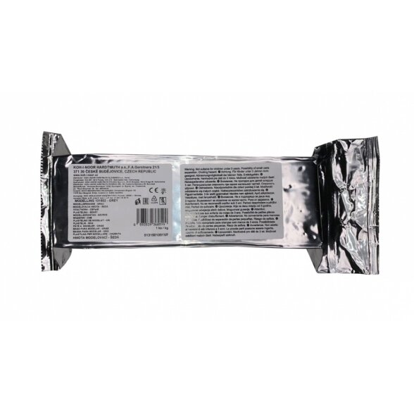 Plastilinas skulptūrinis Koh-I-Noor 1 kg pilkas