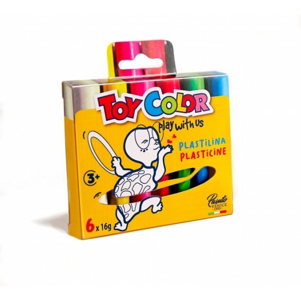 Toy Color Box 6 sticks 16 gr. plasticine, assorted colours Toy Color Box 6 sticks 16 gr. plasticine, assorted colours