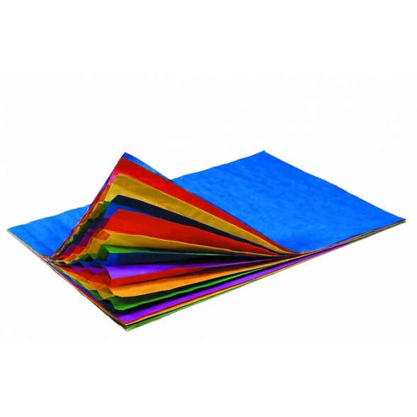 Сотовая бумага RAINBOW, 30 слоев, 23x33см, 5 листов, разные цвета 1 Сотовая бумага RAINBOW, 30 слоев, 23x33см, 5 листов, разные цвета 1