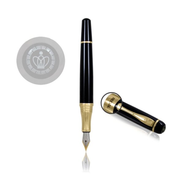Plunksnakotis metalinis Regal Andrew black (RE19P)