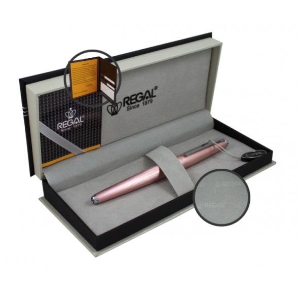 Plunksnakotis metalinis Regal Cambridge rose (RE109P) 1 Plunksnakotis metalinis Regal Cambridge rose (RE109P) 1