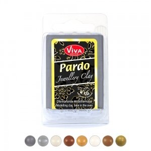 Polimerinis molis "Jewellery Clay" 56 g sidabro spalvos Nr.901 1