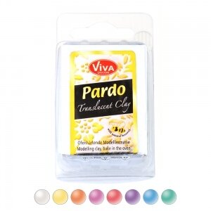 Polimerinis molis "Jewellery Clay" 56 g skaidrus alyvinis Nr.507 1