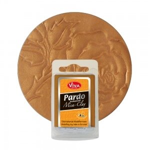 Polimerinis molis su 3D ef."Mica Clay" 56 g bronzos spalvos Nr.907