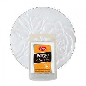 Polimerinis molis su 3D ef."Mica Clay" 56 g platinos spalvos Nr.905