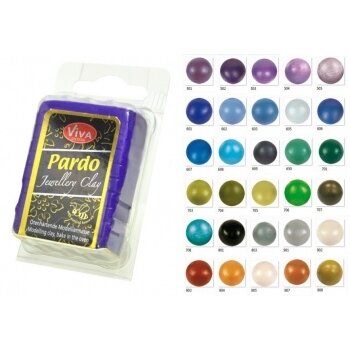 Polimerinis molis "Jewellery Clay" 56 g purpurinė rožė Nr.501 1