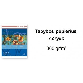 Popierius tapybai Hahnemhule Acrylic 360 g/m², 50*65 cm 1