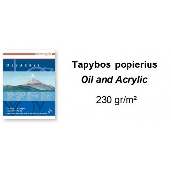 Popierius tapybai Hahnemhule Oil and Acrylic 230 g/m², 50*65 cm 1