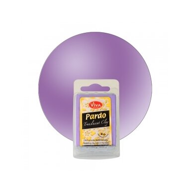 Polimerinis molis "Jewellery Clay" 56 g skaidrus alyvinis Nr.507