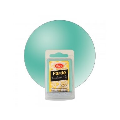 Polimerinis molis "Jewellery Clay" 56 g skaidrus jūros mėl. Nr.710