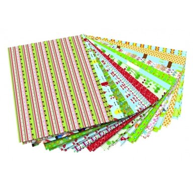 Designer Pad GARDEN, 24x34cm, 26 sheets, assorted